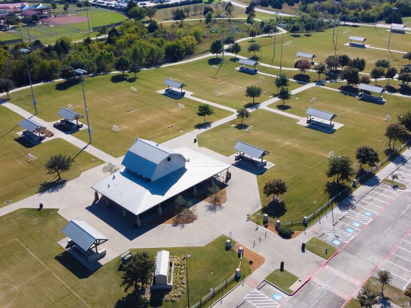 Stay healthy and have fun at nearby Forney Community Park.