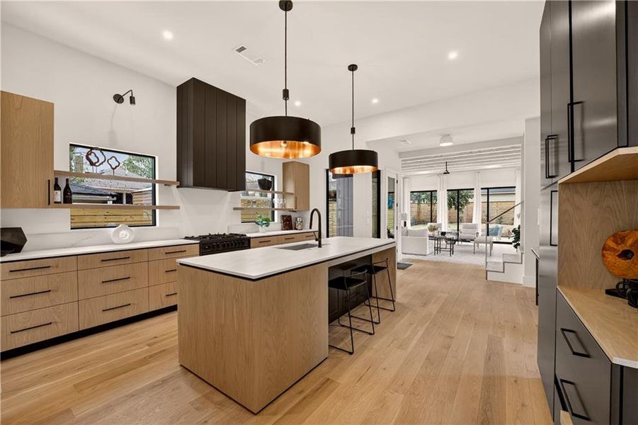 Furnished interior view inside a new home in , Atlanta (Image 8).