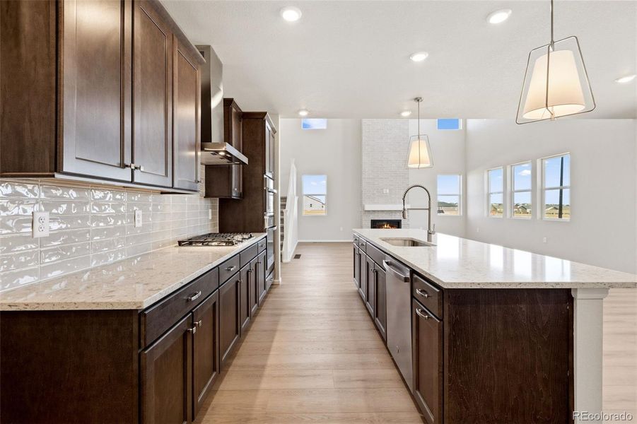 Furnished interior view inside a new home in Talon Pointe, Thornton (Image 10).