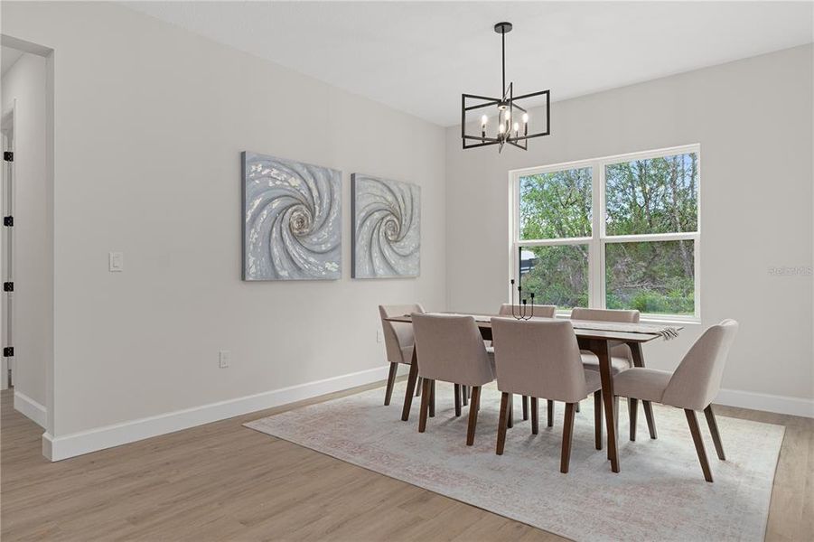 Furnished interior view inside a new home in , Dunnellon (Image 20).