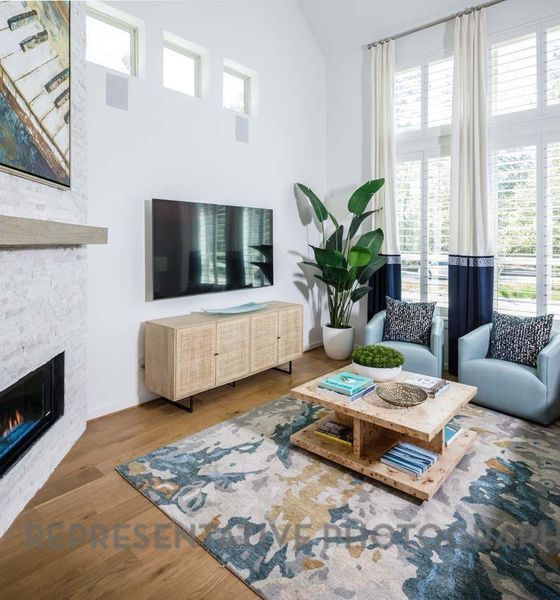 Furnished interior view inside a new home in , Cypress (Image 31).