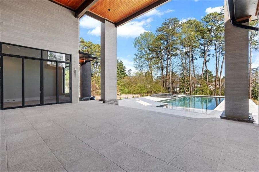 Exterior details and patio area of a home in , Marietta (Image 32).