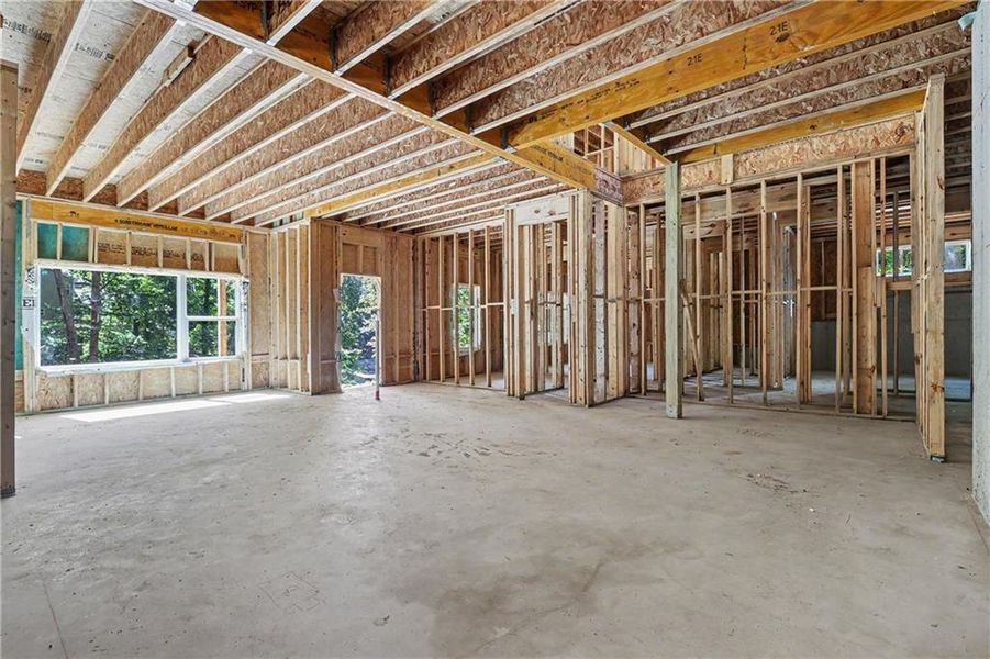 In-progress construction of a new home in , Cumming, GA (Image 32). In-progress construction of a new home in , Cumming, GA (Image 32).