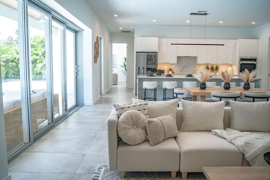 Furnished interior view inside a new home in , Sarasota (Image 17).