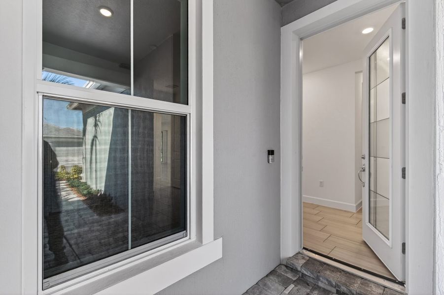 Exterior details and patio area of a home in Costa Pointe, Vero Beach (Image 32).