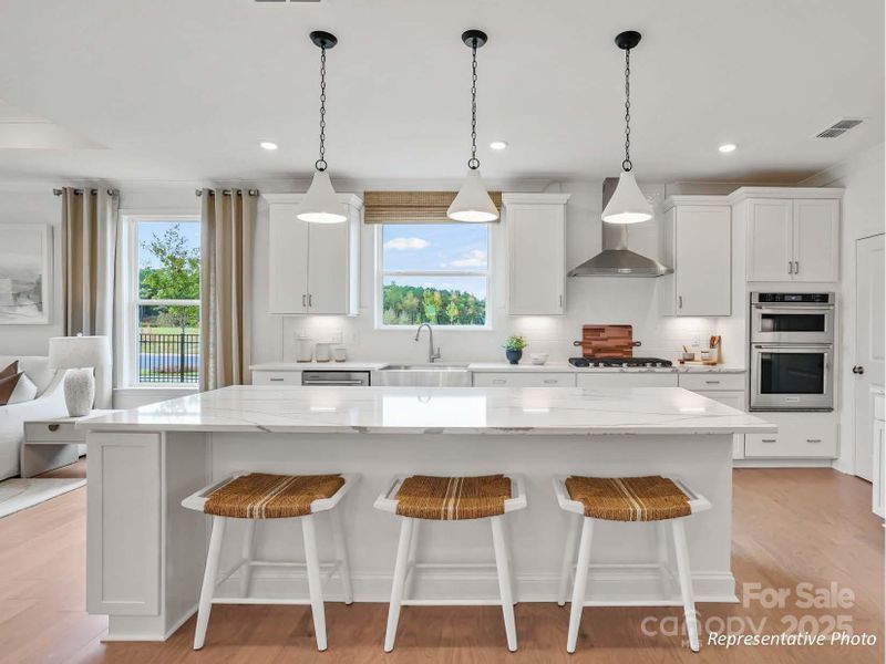 Furnished interior view inside a new home in Carolina Riverside, Belmont (Image 6). Furnished interior view inside a new home in Carolina Riverside, Belmont (Image 6).