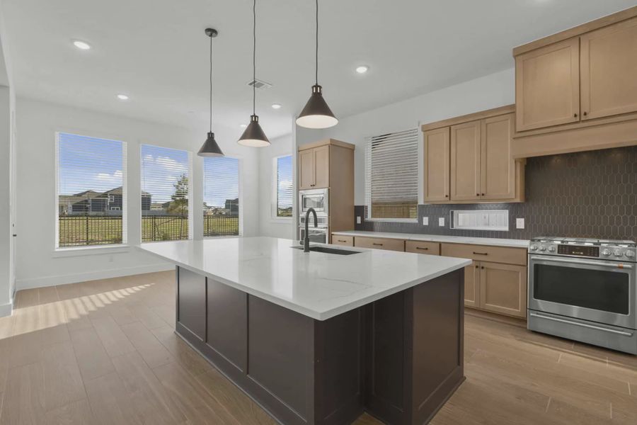 Representative furnished interior of a home built from the Rivercrest by Chesmar Homes in Fulshear Lakes, Fulshear (Image 13).