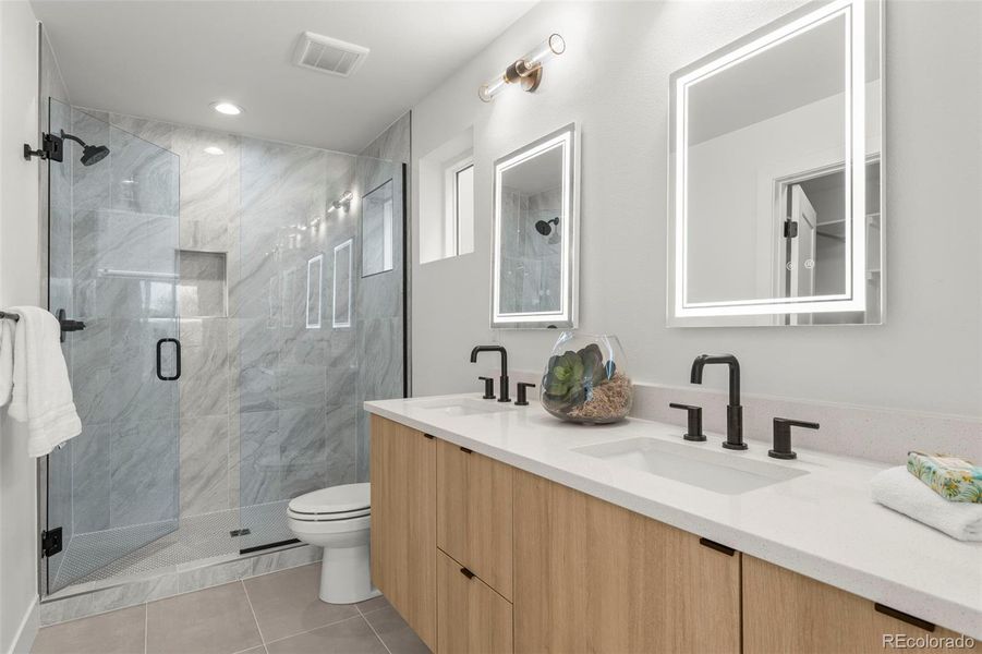 Furnished interior view inside a new home in , Denver (Image 6).