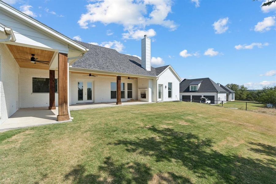 Exterior details and patio area of a home in , Weatherford (Image 2). Exterior details and patio area of a home in , Weatherford (Image 2).