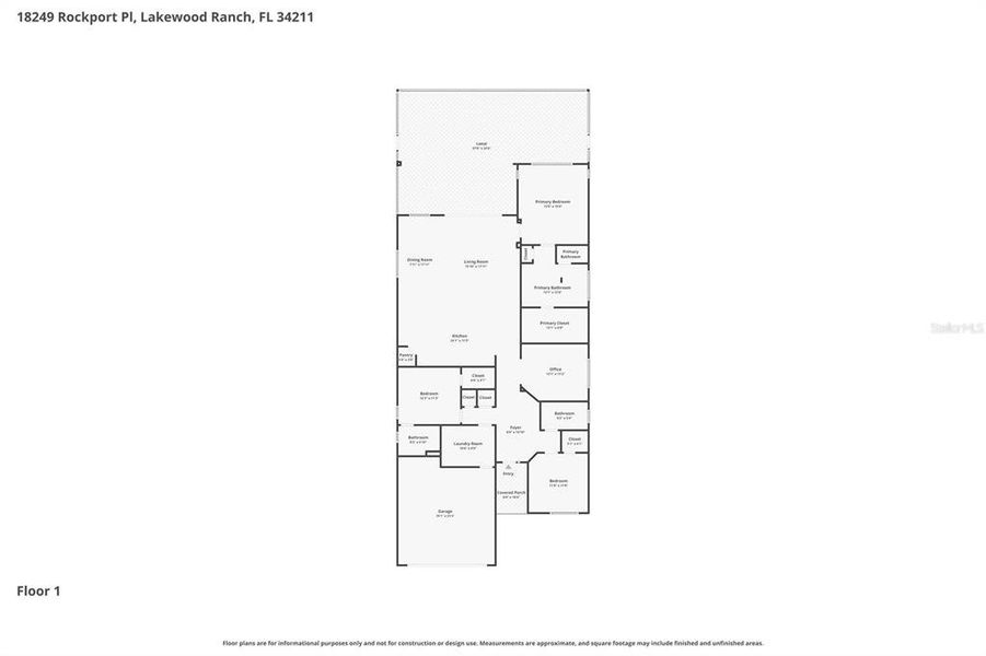 2D floor plan layout of this home in , Bradenton, FL (Image 5).