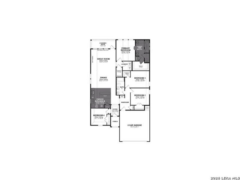 2D floor plan layout of this home in Veranda, San Antonio, TX (Image 3). 2D floor plan layout of this home in Veranda, San Antonio, TX (Image 3).