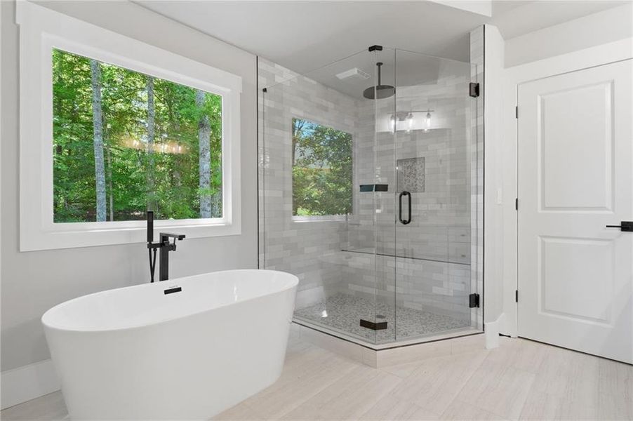 Furnished interior view inside a new home in , Canton (Image 9).
