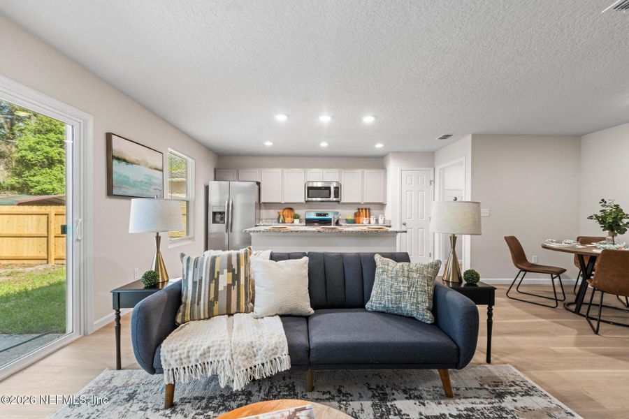 Furnished interior view inside a new home in , Jacksonville (Image 17).