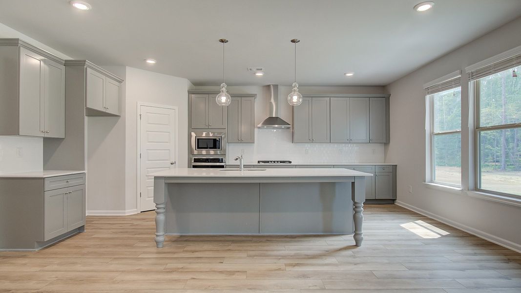 Representative furnished interior of a home built from the Henry II by DRB Homes in Grandview at Millers Mill, Stockbridge (Image 7).