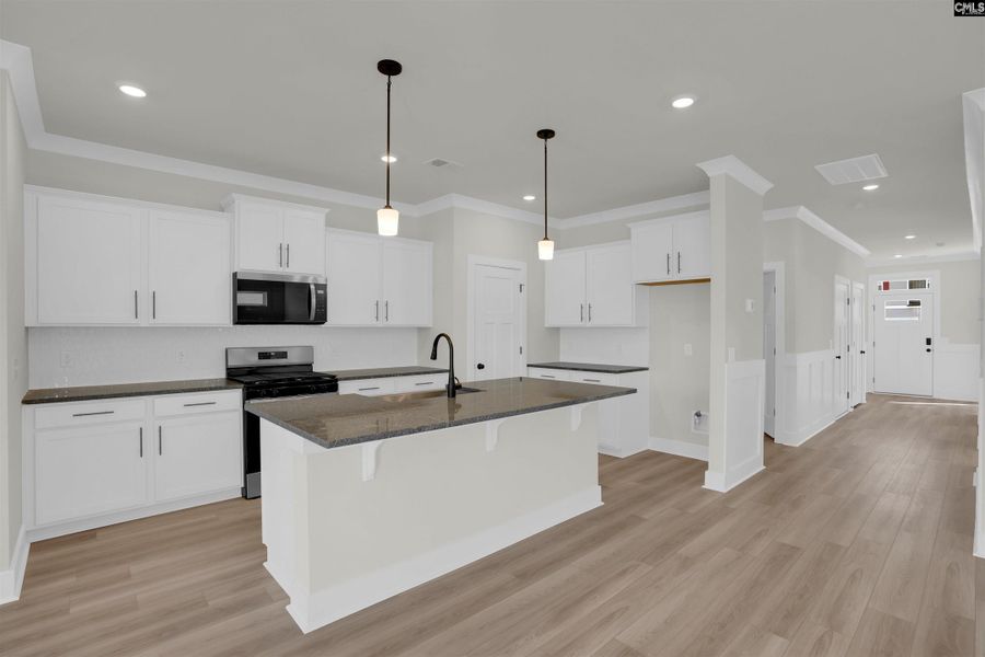 Furnished interior view inside a new home in Old Charleston Acres, Pelion (Image 7).