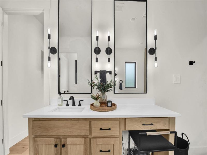 Furnished interior view inside a new home in , Aledo (Image 28).