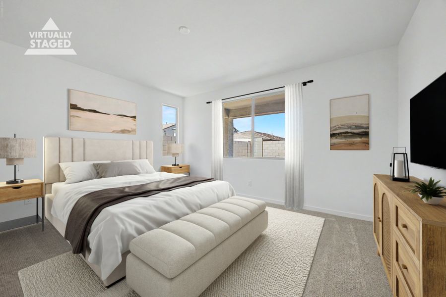 Furnished interior view inside a new home in Frontera, Surprise (Image 9). Furnished interior view inside a new home in Frontera, Surprise (Image 9).