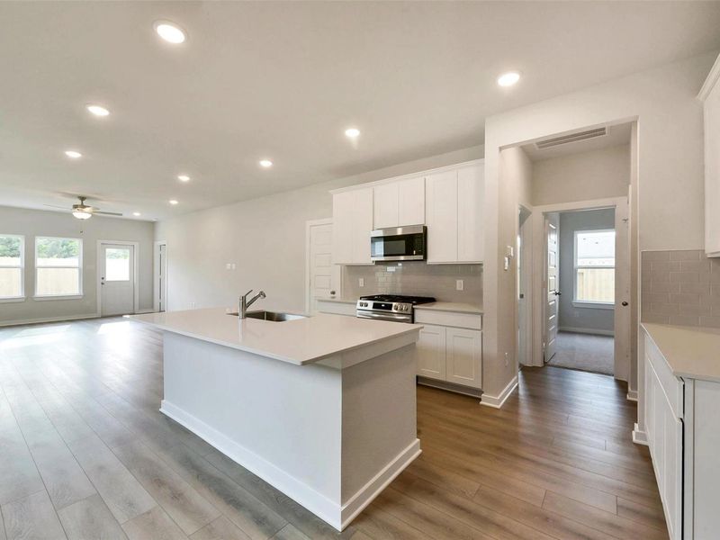 Furnished interior view inside a new home in The Villages at WestPointe, Dayton (Image 7).