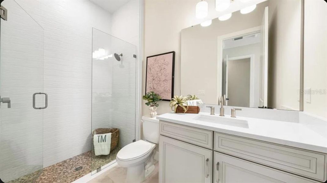 Furnished interior view inside a new home in Esplanade at Wellen Park, Englewood (Image 4).