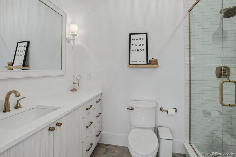 Lower level Bedroom 2 with En Suite Full Bathroom Lower level Bedroom 2 with En Suite Full Bathroom