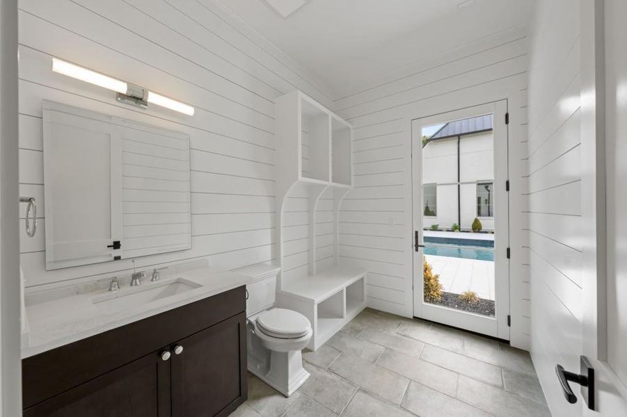 Furnished interior view inside a new home in , Atlanta (Image 56).