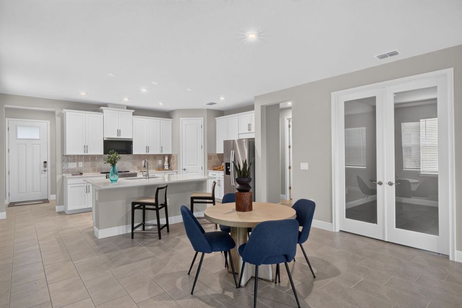 Furnished interior view inside a new home in Wellen Park, Venice (Image 10).