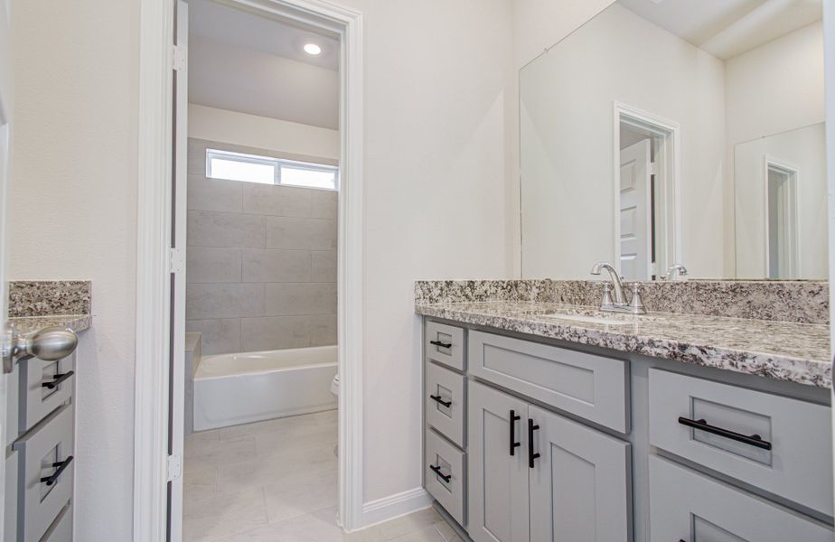 Furnished interior view inside a new home in Aldine Pines, Houston (Image 15).