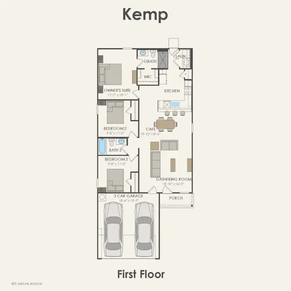 2D floor plan layout for the Kemp by Centex in Ashford Crossing, Princeton, TX (Image 3). 2D floor plan layout for the Kemp by Centex in Ashford Crossing, Princeton, TX (Image 3).