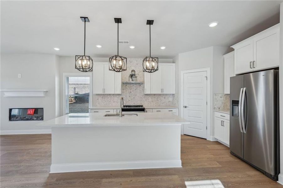 Furnished interior view inside a new home in Hemingway - Cottage Series, Cumming (Image 5).