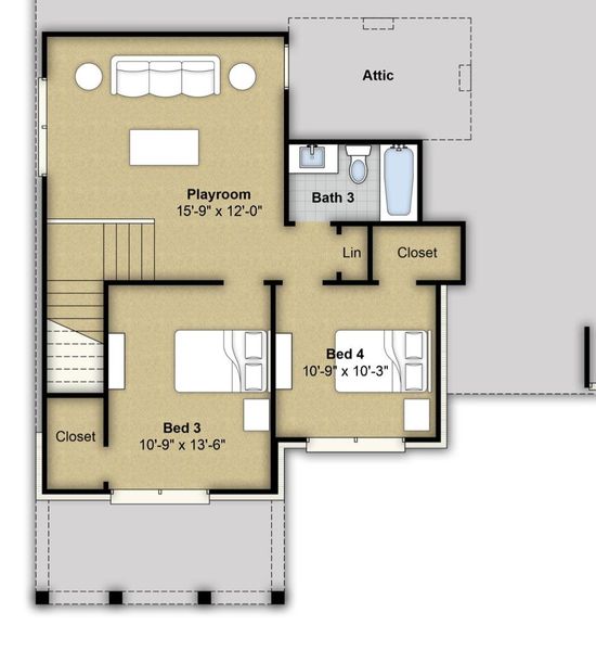 View of room layout
