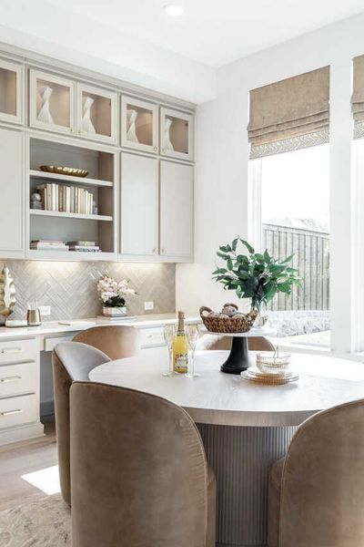 Representative Breakfast Nook - some options shown