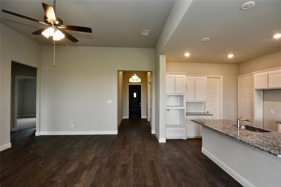 Furnished interior in a model home at Stone Henge II in Sanger (Image 6).