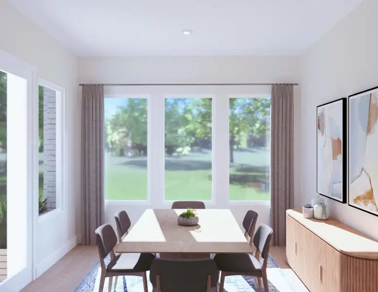 Furnished interior view inside a new home in Everly - 60', Hockley (Image 7). Furnished interior view inside a new home in Everly - 60', Hockley (Image 7).