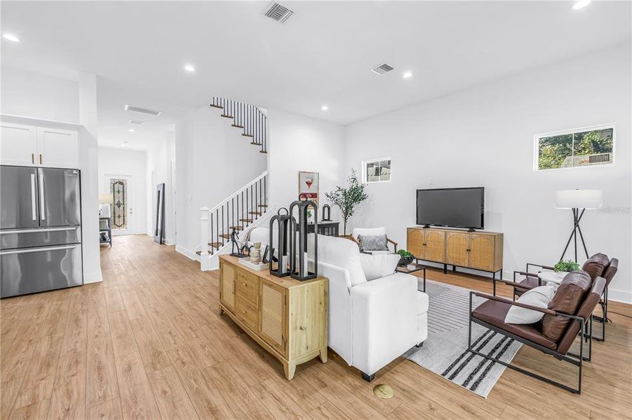 Furnished interior view inside a new home in , St. Petersburg (Image 10).