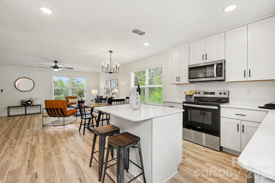 Furnished interior view inside a new home in , Kannapolis (Image 11).