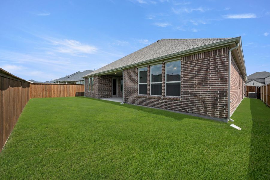 Front exterior of a new home in Inspiration Collection at Bridgewater, Midlothian, TX, highlighting curb appeal (Image 15).