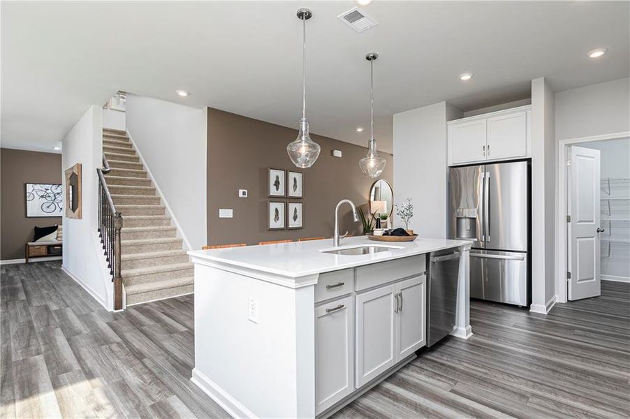 Furnished interior view inside a new home in Rhodes Glen, Lawrenceville (Image 13).