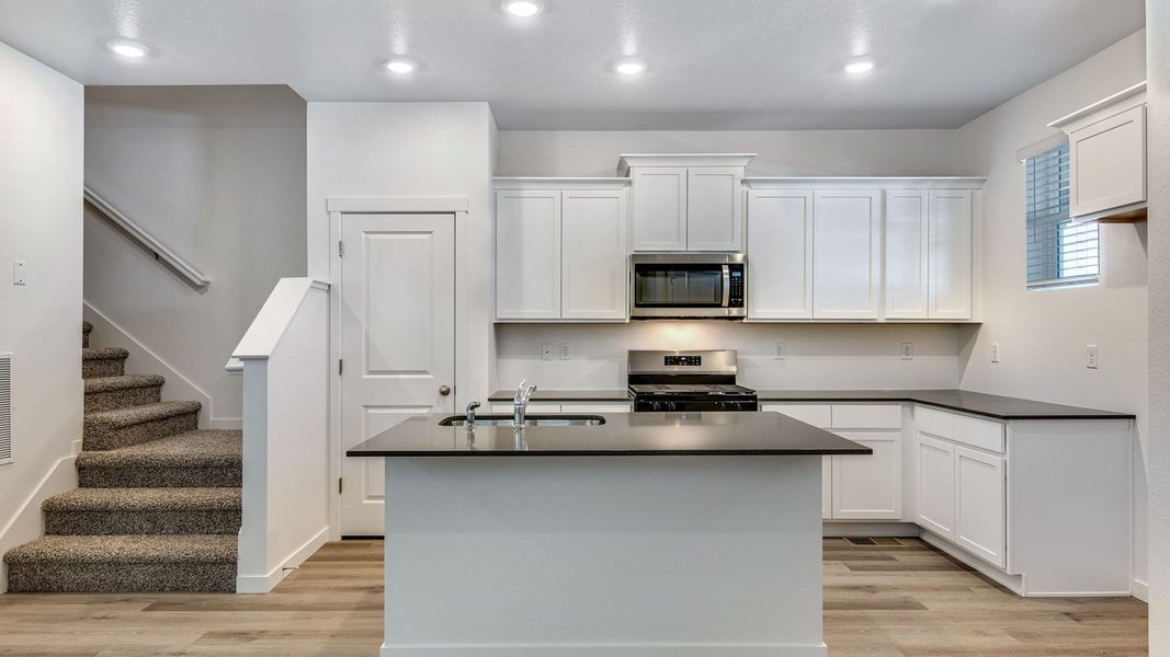Furnished interior view inside a new home in Settlers Crossing, Commerce City (Image 4).