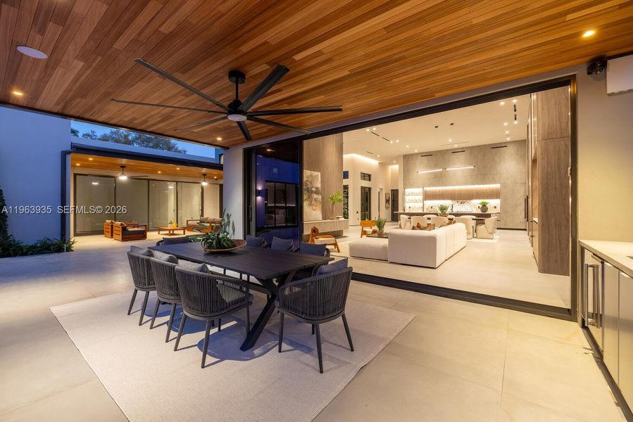 Exterior details and patio area of a home in , Miami Shores (Image 28).