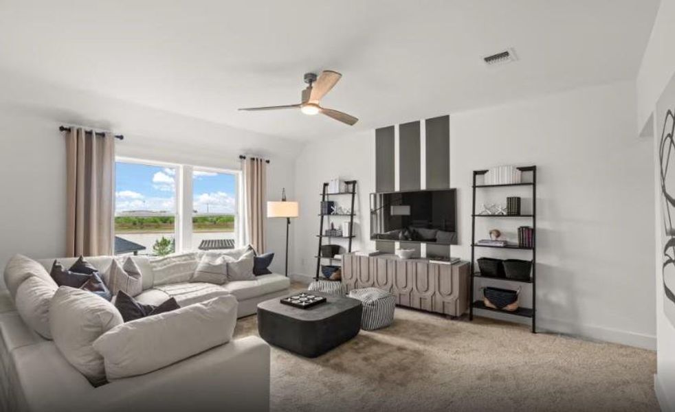 Furnished interior view inside a new home in , Katy (Image 8).