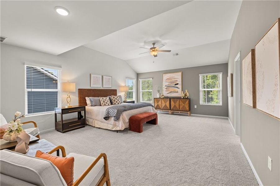 Furnished interior view inside a new home in Walden Park – The Retreat, Jonesboro (Image 11).
