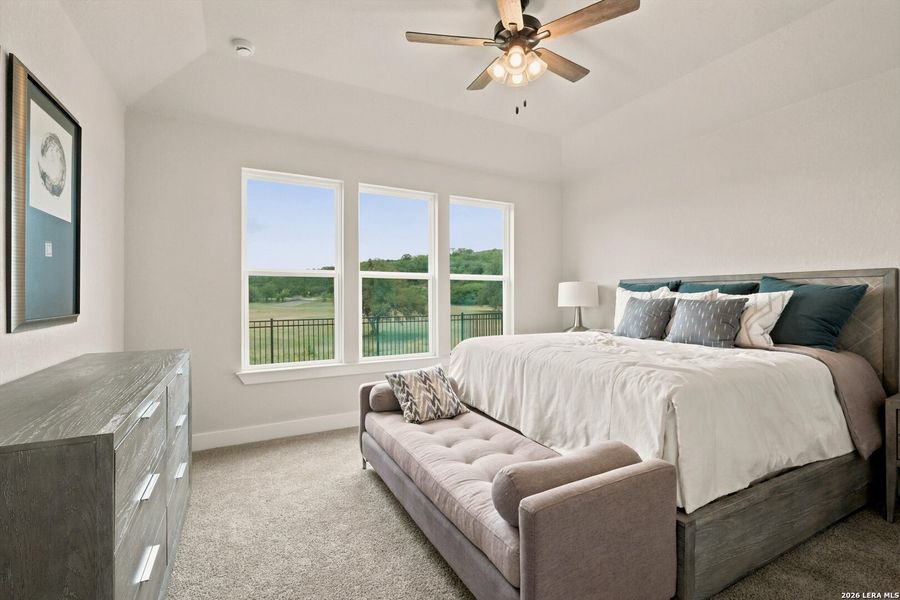 Furnished interior view inside a new home in Crown Ridge Manor, San Antonio (Image 7). Furnished interior view inside a new home in Crown Ridge Manor, San Antonio (Image 7).