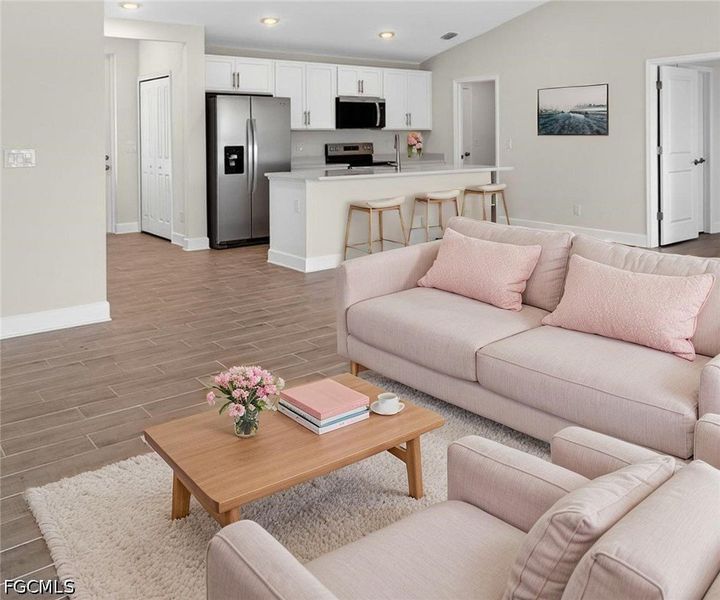 Furnished interior view inside a new home in Cape Coral, Cape Coral (Image 6).