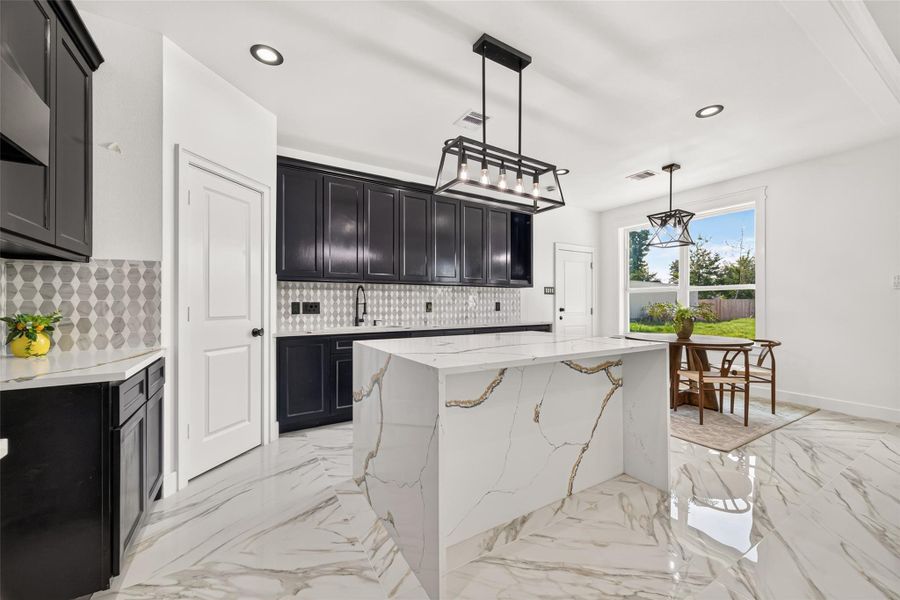 Stunning custom kitchen designed with both beauty and functionality in mind.