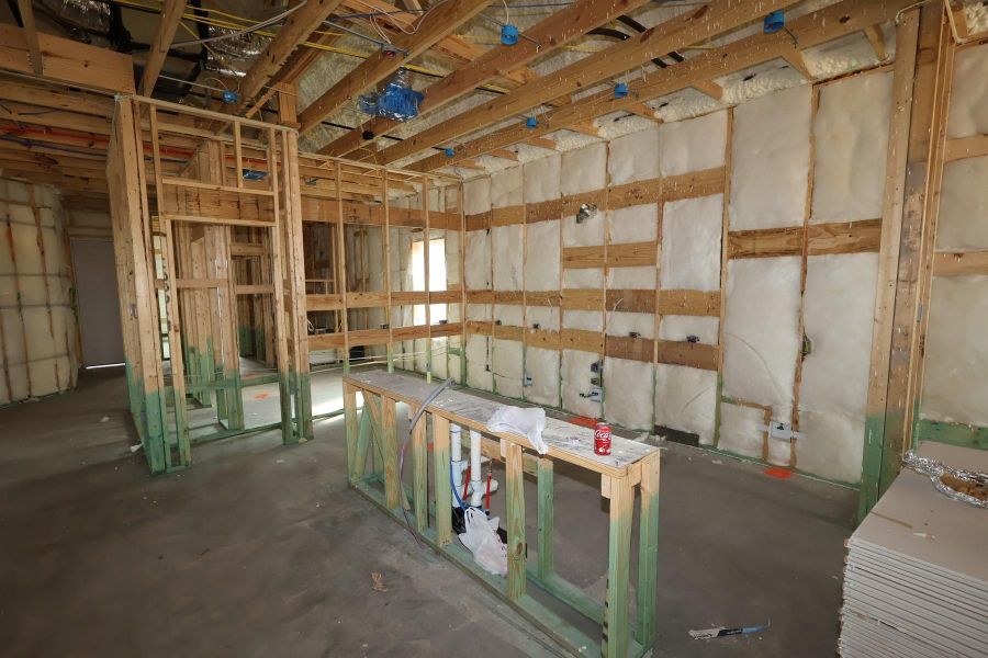 In-progress construction of a new home in Brookewater 45' Homesites, Rosenberg, TX (Image 6).