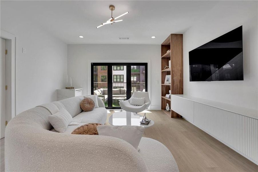 Furnished interior view inside a new home in , Sugar Hill (Image 14).