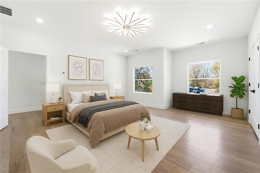 Furnished interior view inside a new home in , Gainesville (Image 31).