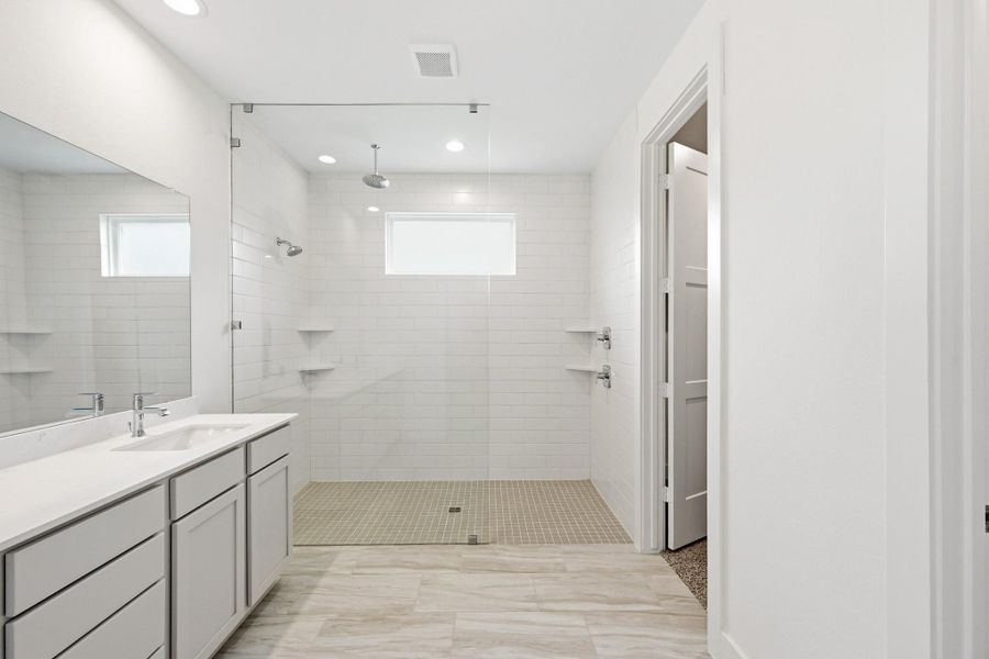 Furnished interior view inside a new home in Hills of Westlake, Conroe (Image 6).