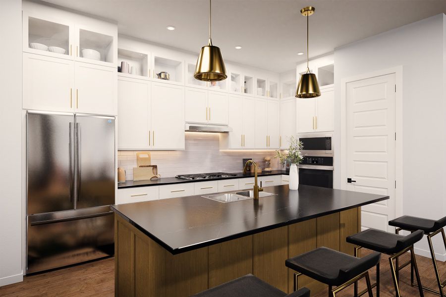 The Lavender - Optional Cooktop Kitchen