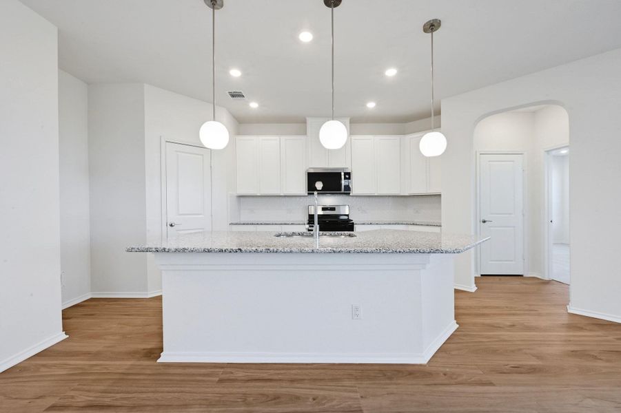Furnished interior view inside a new home in Salerno - Heritage Collection, Round Rock (Image 8).